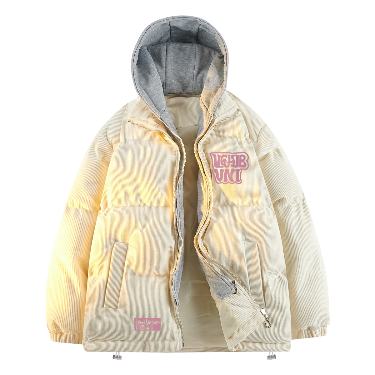 

Пуховик унисекс VniVerseVClub, Ecru (without Hood), Бежевый, Пуховик унисекс VniVerseVClub, Ecru (without Hood)