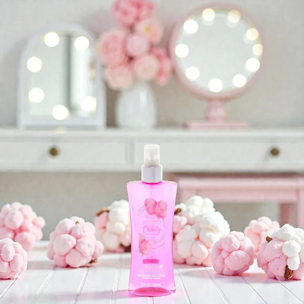 Спрей для тела Cotton Candy 8 унций Body Fantasies — фото 2