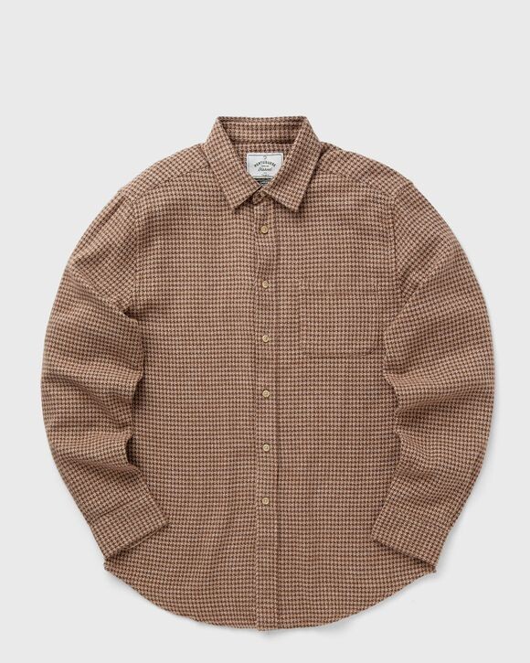 

Рубашка Portuguese Flannel Abstract Pied Poule, коричневый