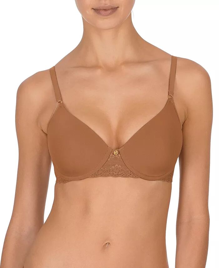 

Женский бюстгальтер-футболка на косточках Bliss Perfection Contour Natori, коричневый