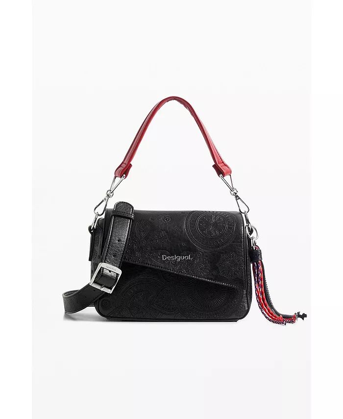

Женская сумка с клапаном асимметричная Desigual, черный
