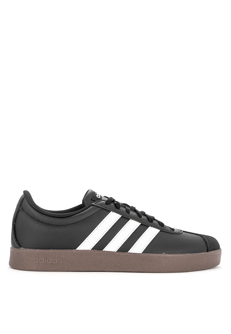 Кроссовки, низкие, VL Court Base Adidas, черный