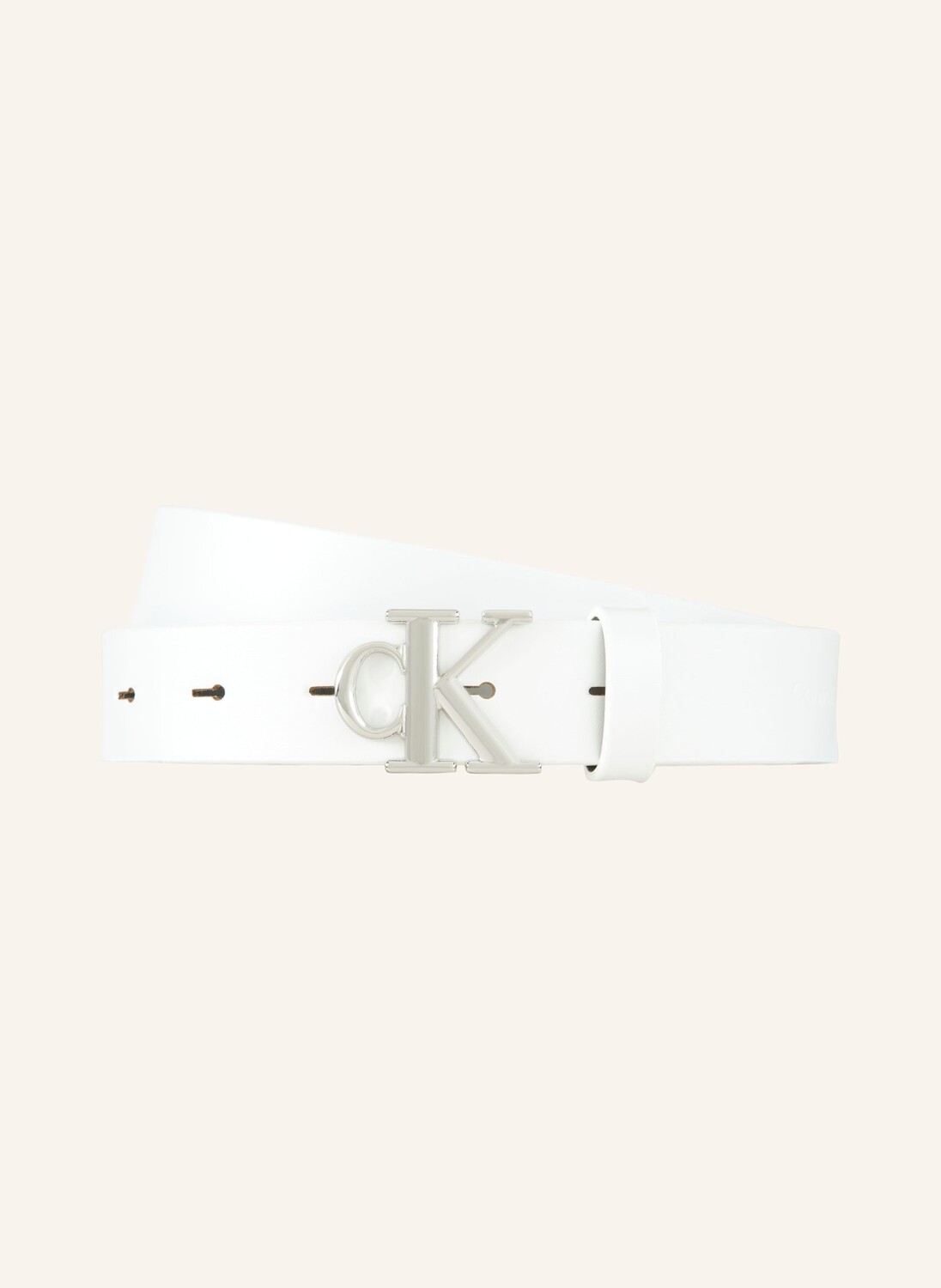 

Кожаный ремень Calvin Klein, белый