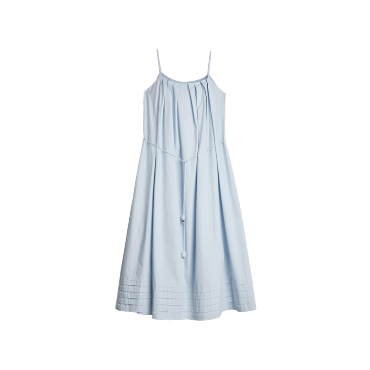 

ELLE Слип-платье Women's Blue Crew Neck Moderate