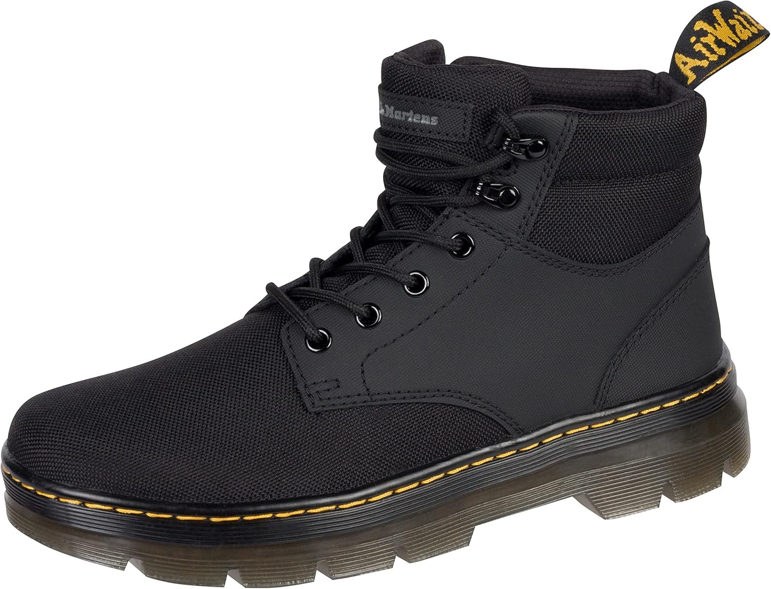 Dr. Martens womens Rakim, Black Extra Tough 50/50+Ajax