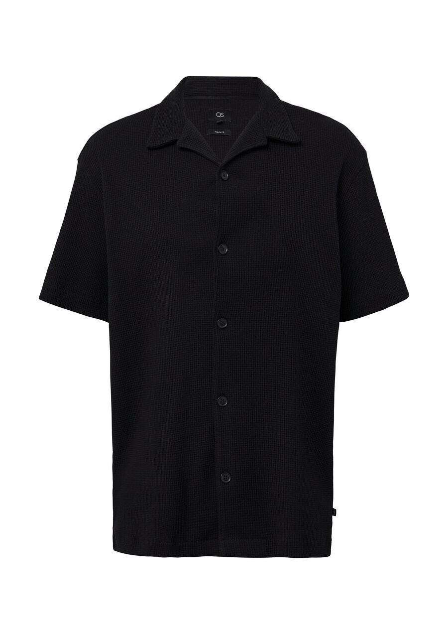 

Рубашка на пуговицах классического кроя QS, Black