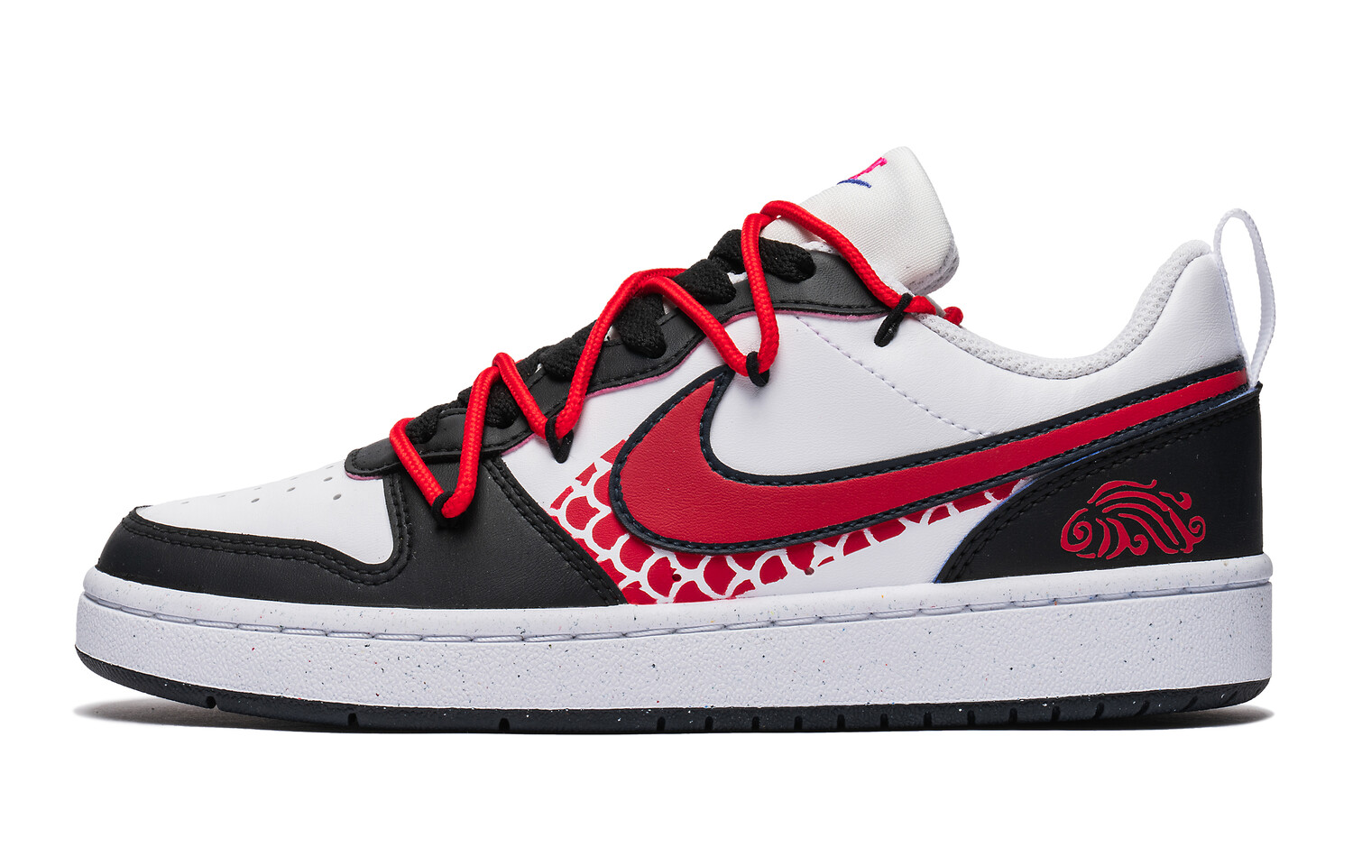 

Кроссовки Nike Court Borough Skateboard Shoes Women's Low-Top Red White