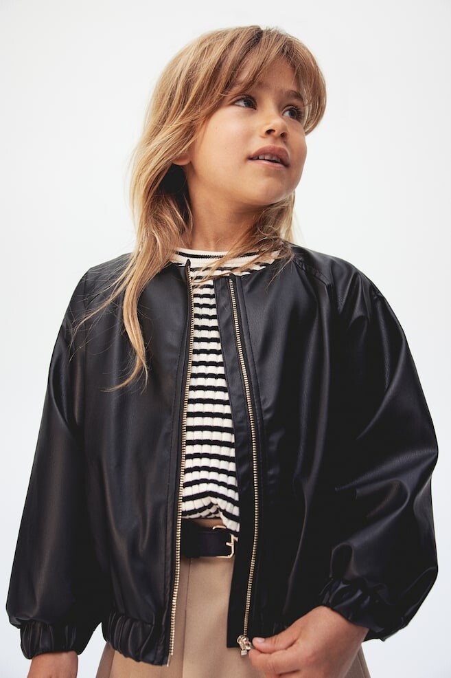 

Куртка с покрытием H&M, черный