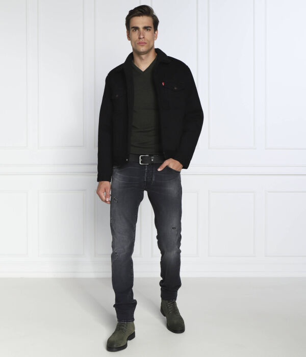 Свитер шерстяной Calvin Klein Superior Slim Fit, зеленый — фото 2