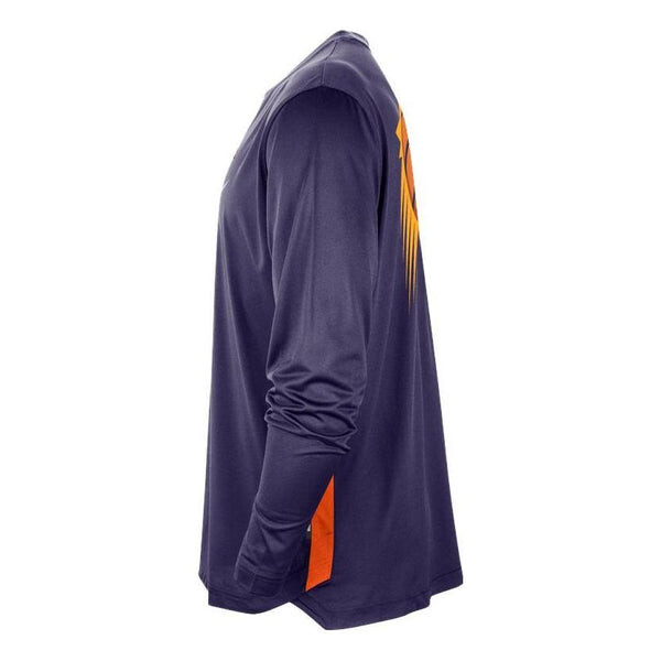 Футболка x nba dri fit phoenix suns city edition с длинным рукавом Nike, фиолетовый — фото 3
