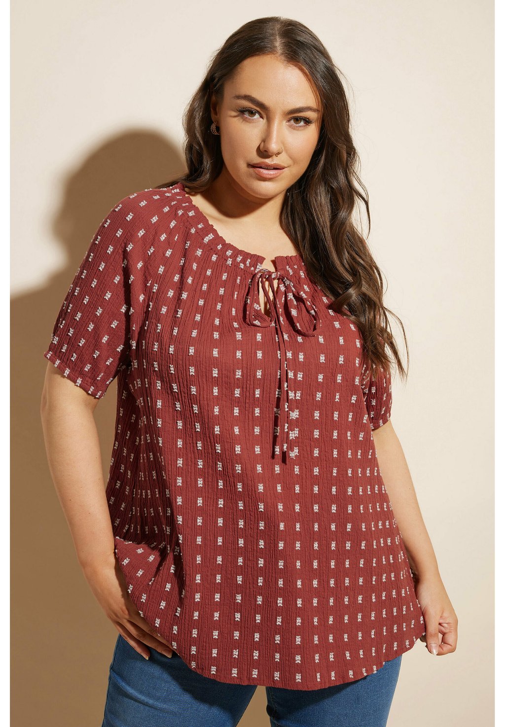 

Блуза Yours Clothing, охра