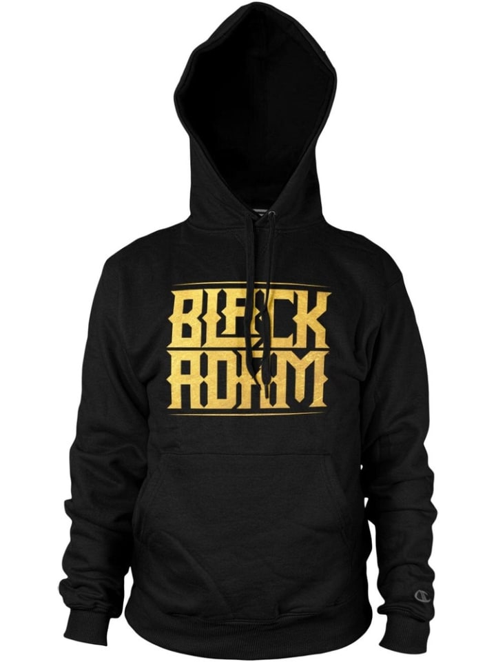 

Толстовка с капюшоном "Gold Logo Big Tall Hoodie" черного цвета DC Comics