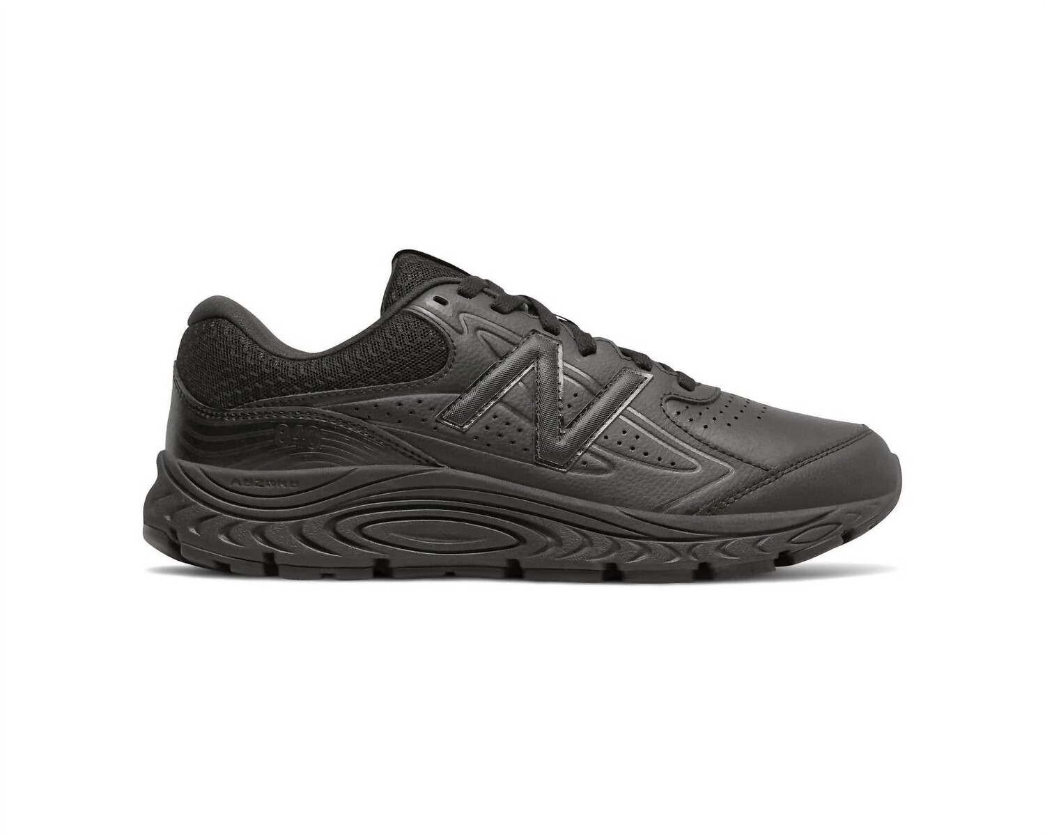 

Мужские прогулочные туфли (ширина 4E) полностью черного цвета New Balance