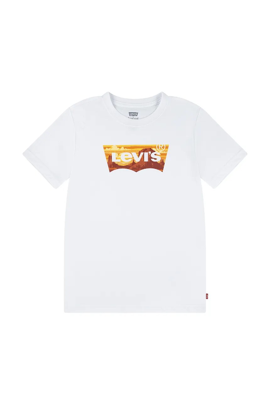 

Детская футболка GOLDEN GLOW BATWING TEE Levi'S, белый
