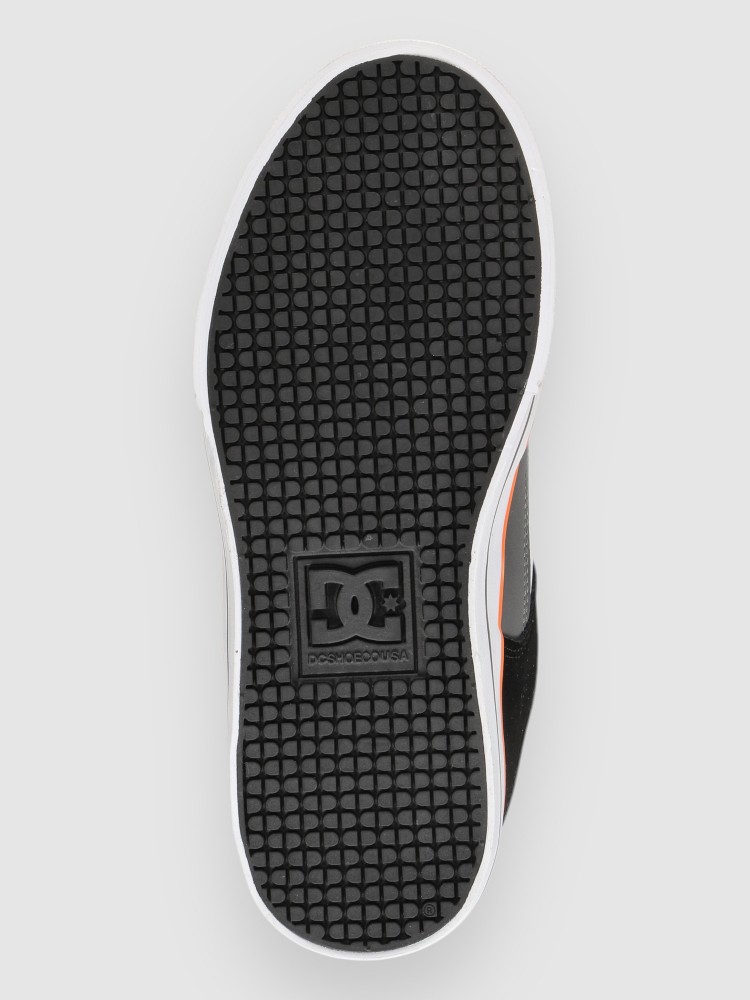 Кеды DC Pure Elastic Kids Skateschuhe, grey/black/white — фото 3