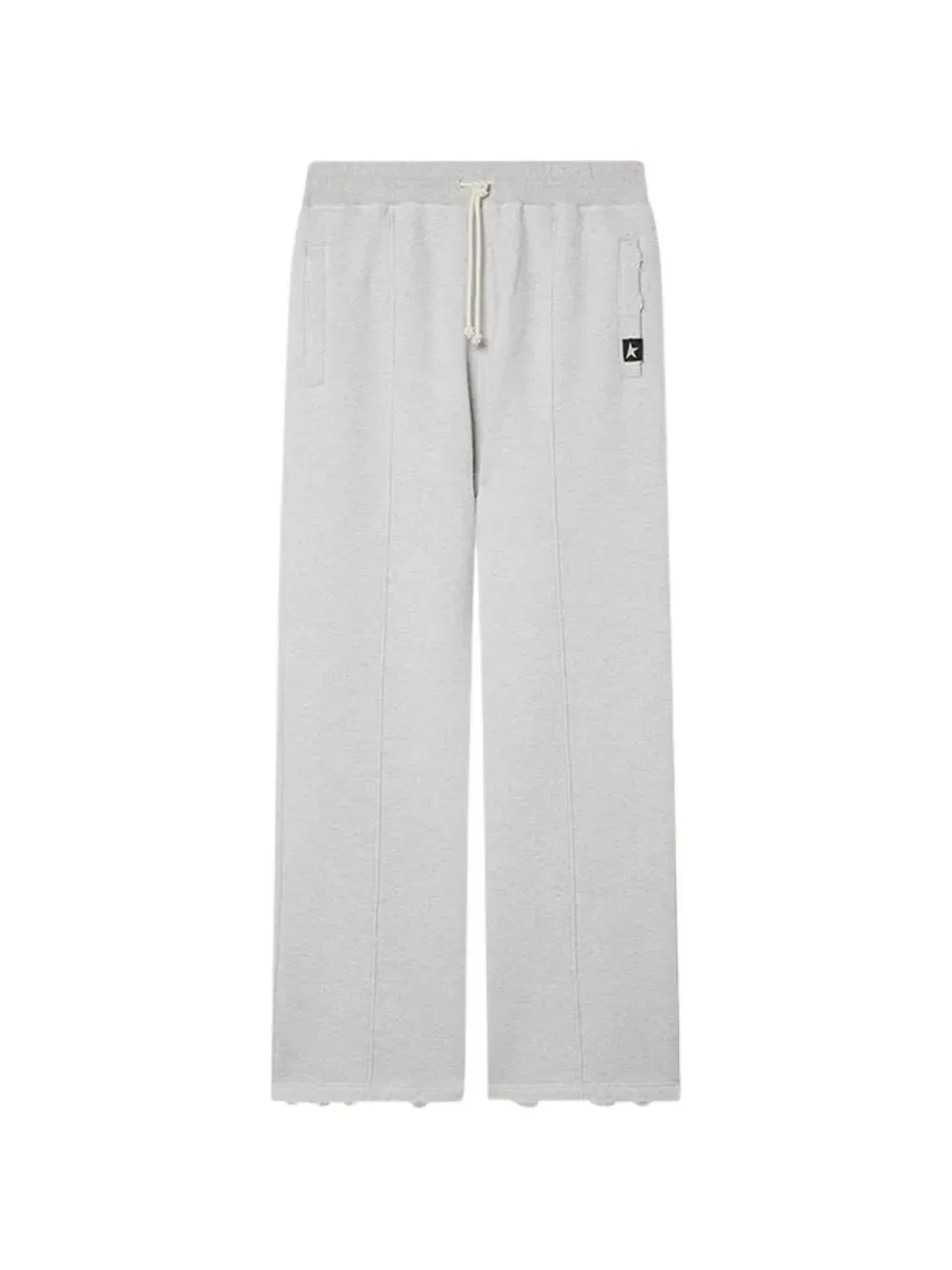 Брюки с кулиской GOLDEN GOOSE, серый