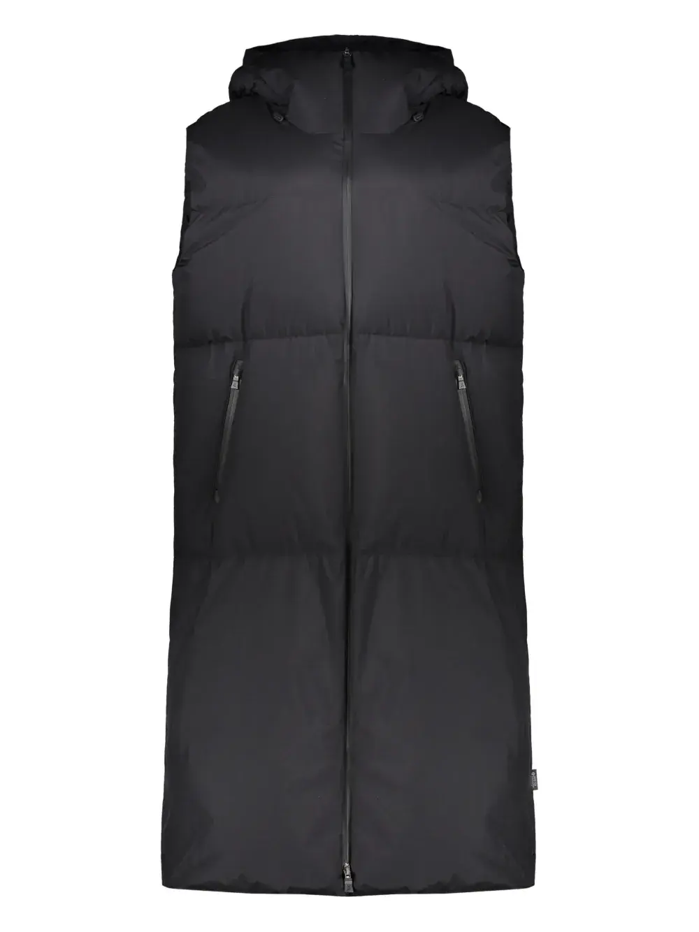 

Стеганый жилет с капюшоном из материала GORE-TEX Herno, черный