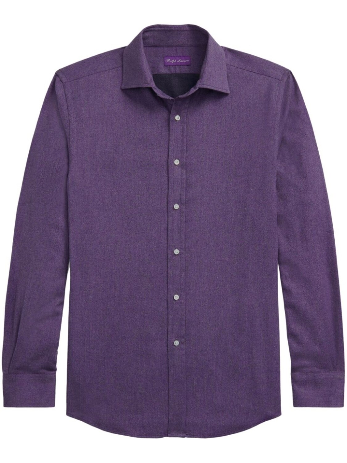

Фланелевая рубашка строгого кроя Ralph Lauren Purple Label, фиолетовый