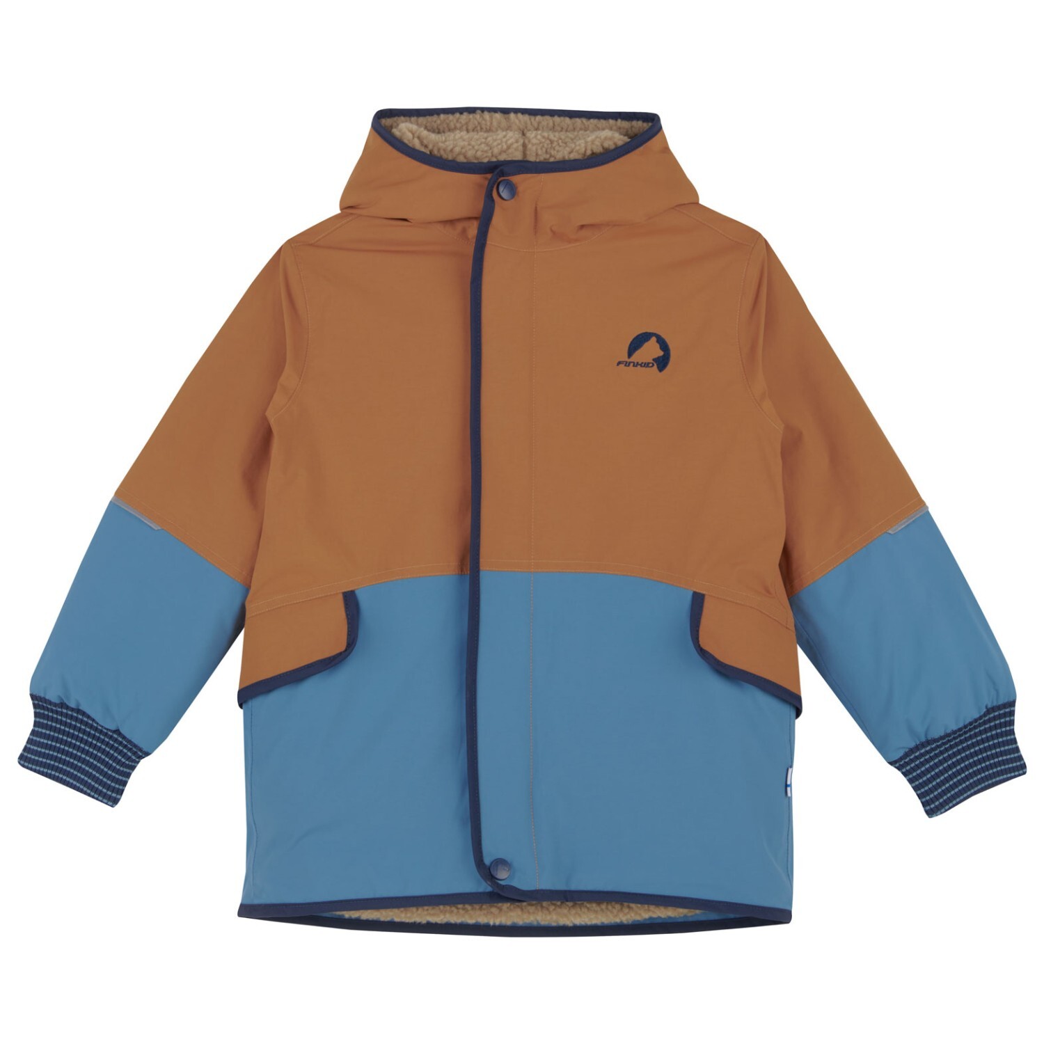 

Зимняя куртка Finkid Kid's Moska Mukka, цвет Almond/Navy