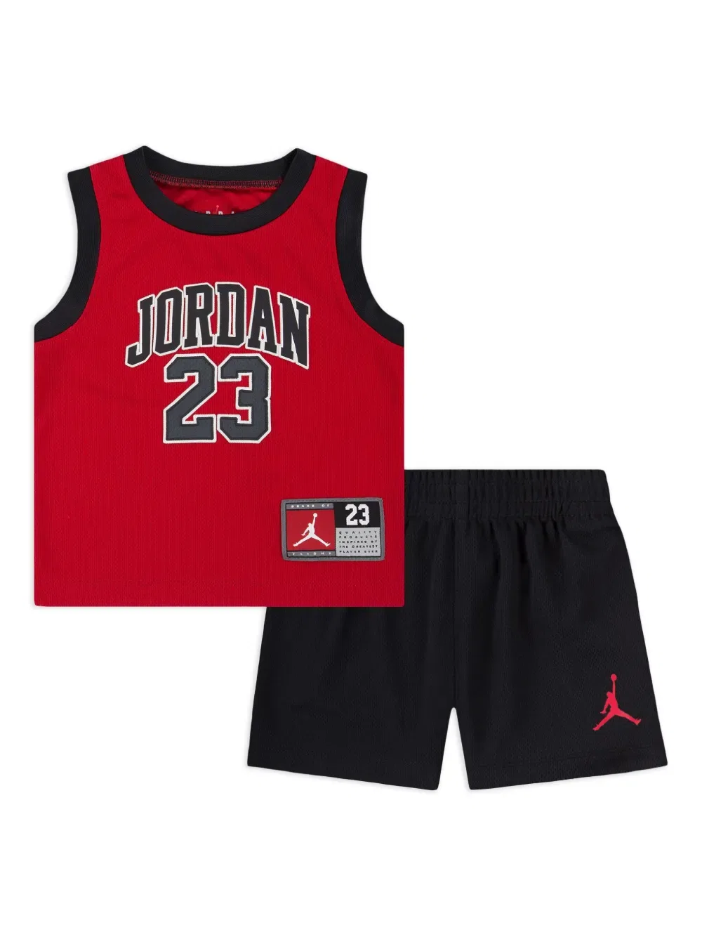 Футболка и шорты Jordan 23 Jordan Kids, черный