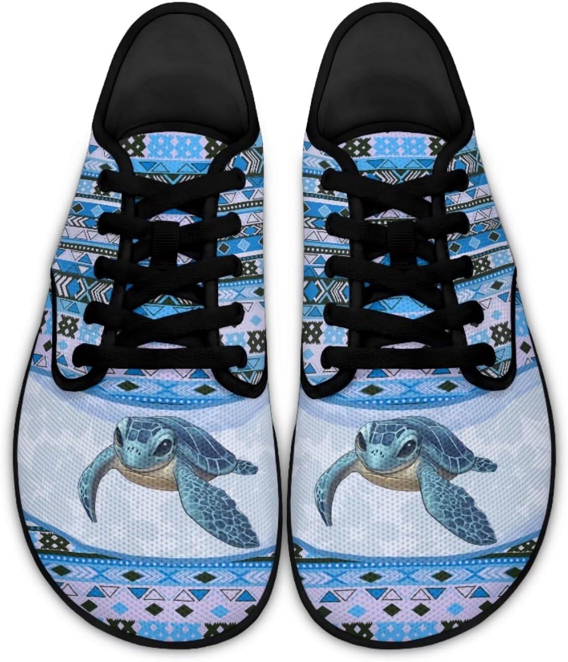 

Мужские и женские низкие босоножки на День Святого Патрика с шнуровкой, ходовые туфли из ПУ, кроссовки с широкой носочной частью и нулевым перепадом Pointodoor, Sea Turtle