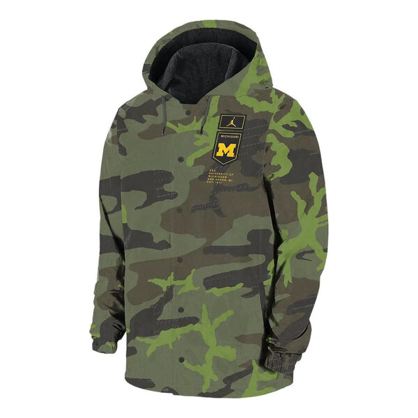 

Куртка Air Jordan College Jacket 'Green Camo', зеленый