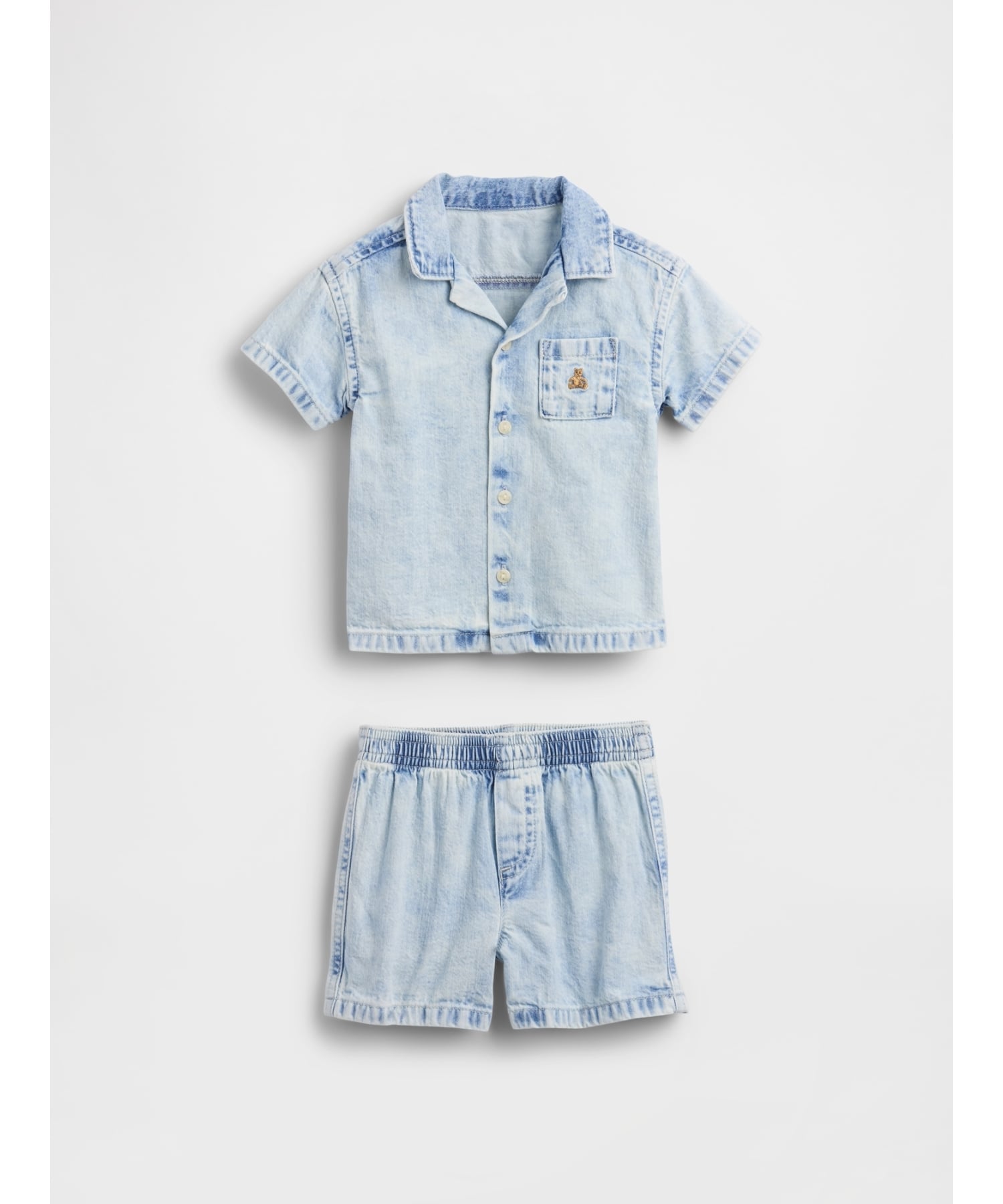 (K) Джинсовый комплект (для малышей) GAP, ACID_WASH