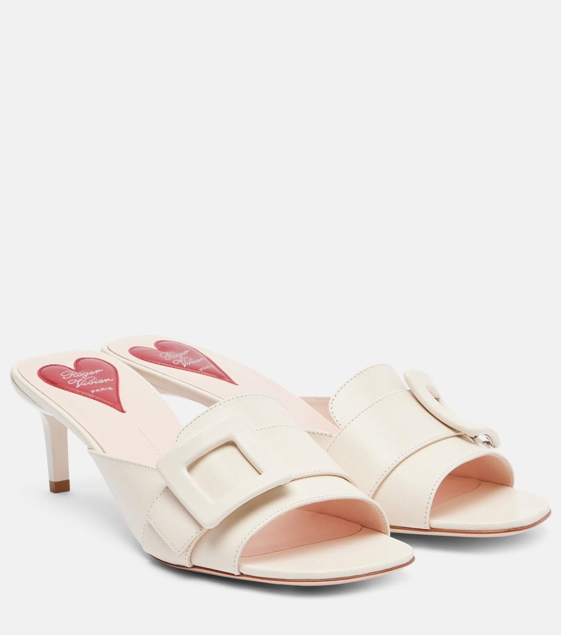 Viv‘ Choc кожаные мюли Roger Vivier, Cire