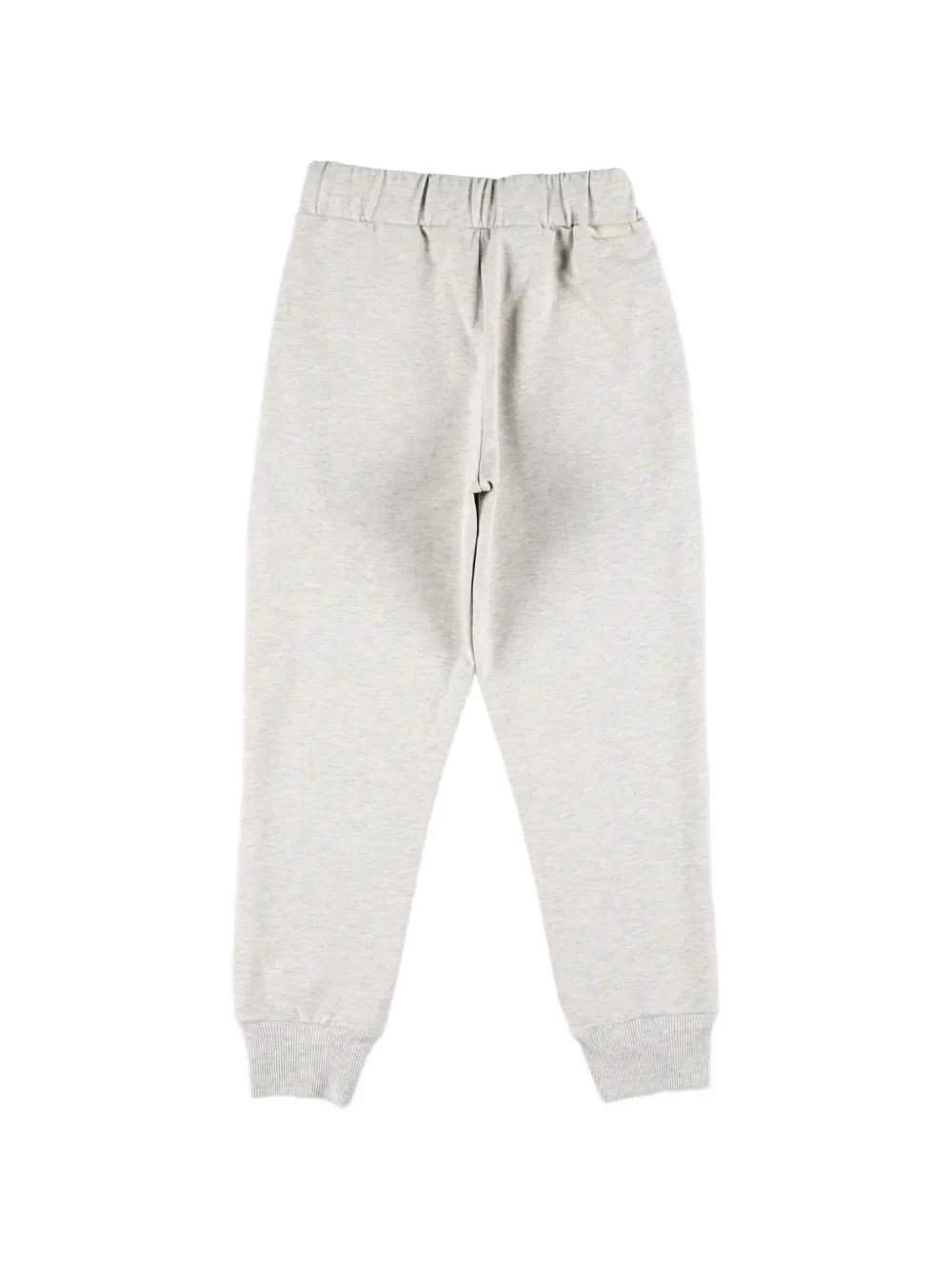 Спортивный костюм с полосатыми деталями Moncler Enfant, серый — фото 4
