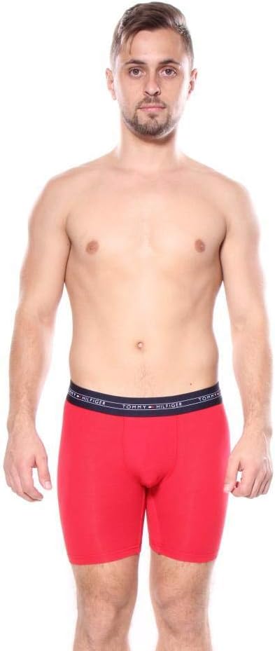 Комплект из 3 мужских боксеров Tommy Hilfiger Cotton Air, Mahogany — фото 2