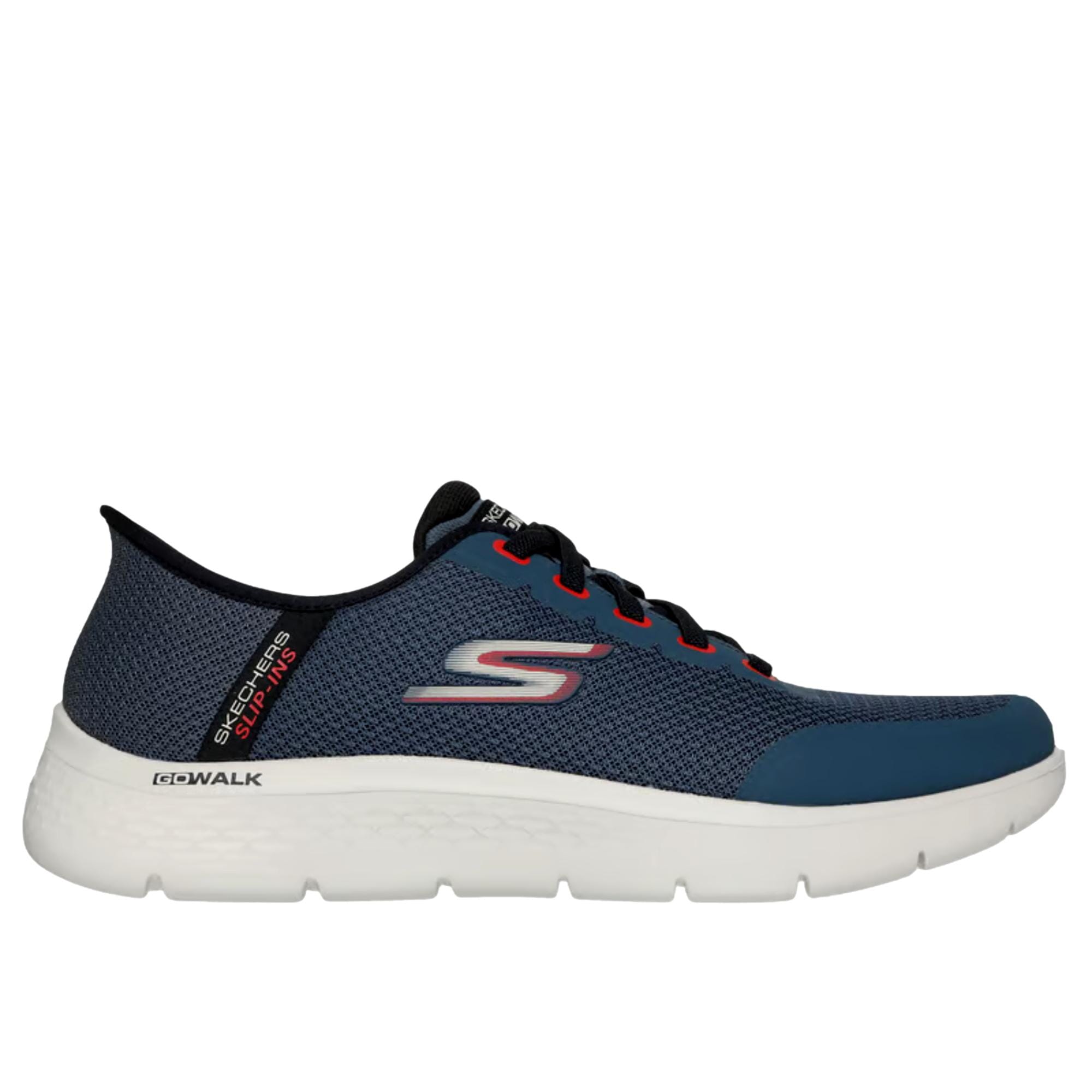 

Мужские слипоны Skechers Hands Free Go Walk Flex - Netro Slate 216332-SLT, синий