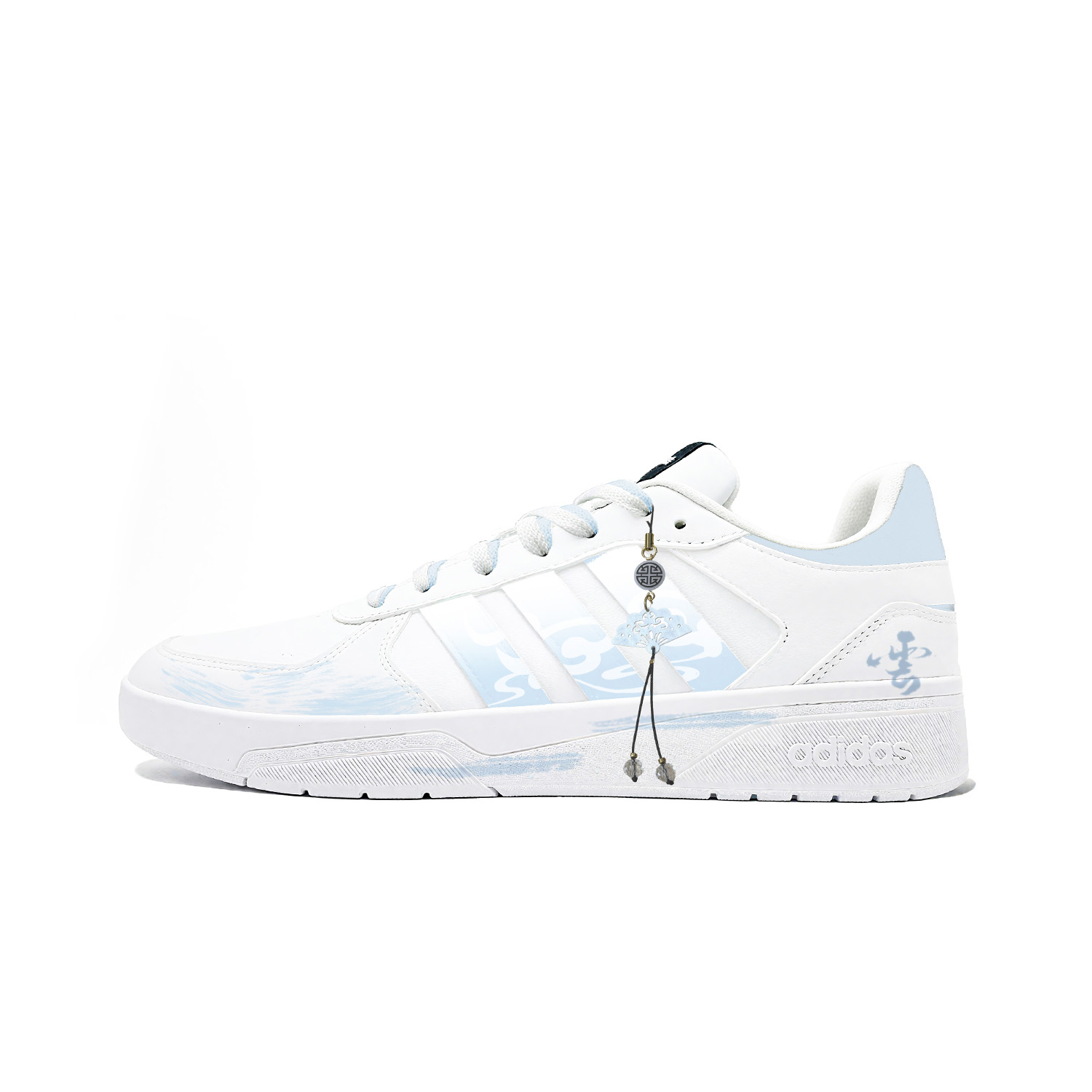 

Adidas Neo Кроссовки Courtbeat унисекс низкие бело-голубые, цвет Light Blue