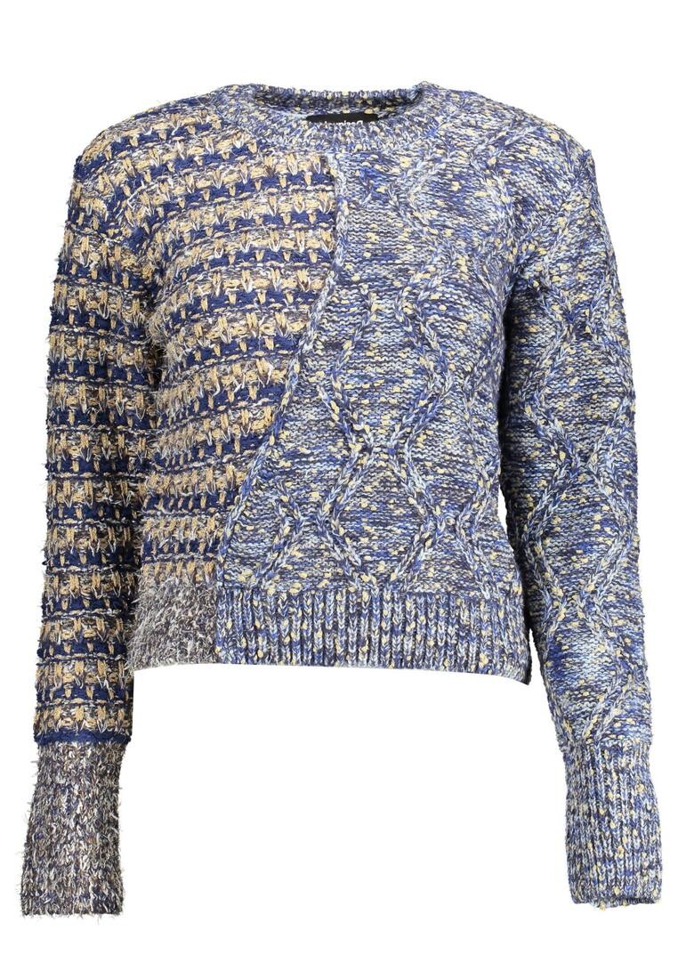 

Рубашка с логотипом и контрастной деталью Desigual, синий