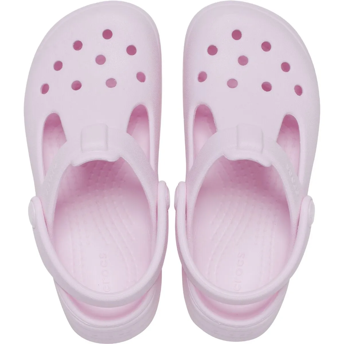 Детские сабо Classic Mary Jane Clog T Crocs, светло-розовый — фото 3
