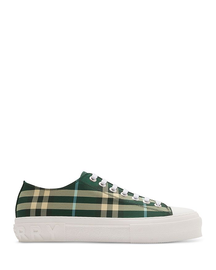 

Мужские кеды Vintage Check на низкой подошве Burberry, зеленый