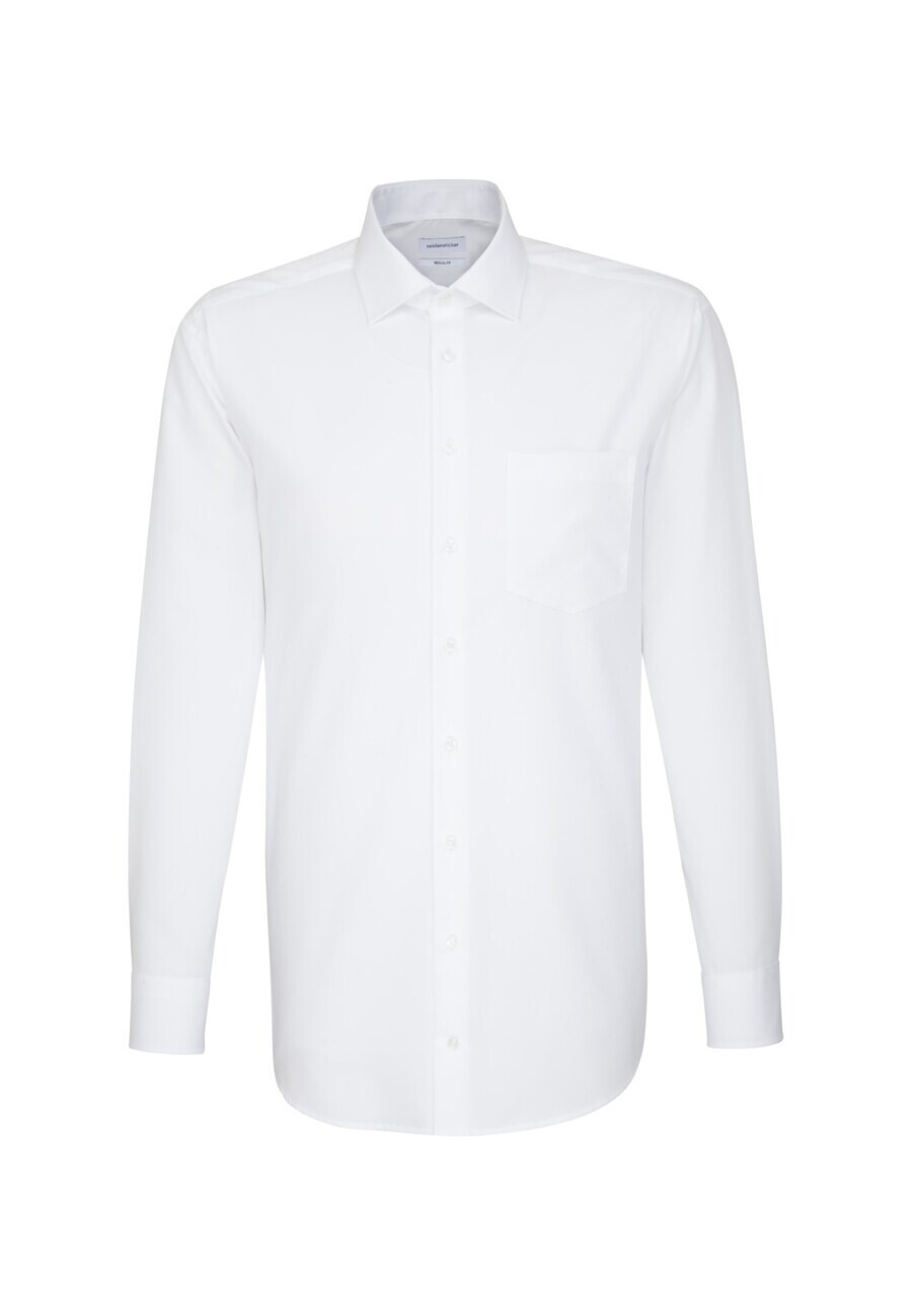 

Рубашка SEIDENSTICKER Regular fit Button Up, белый