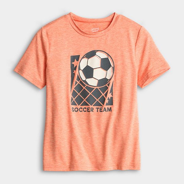 

Футболка с принтом для мальчиков 4-12 лет Jumping Beans, Orange Team Soccer