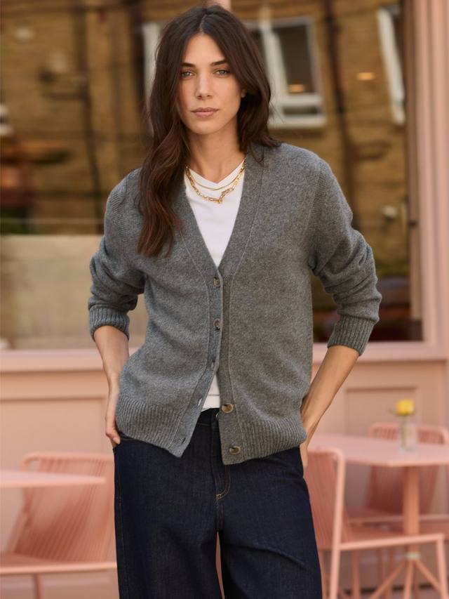 

Кардиган Celine из шерсти Baukjen, Grey Marl