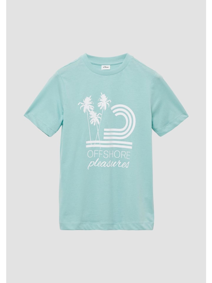 

Футболка цвета 6069_морской зеленый s.Oliver