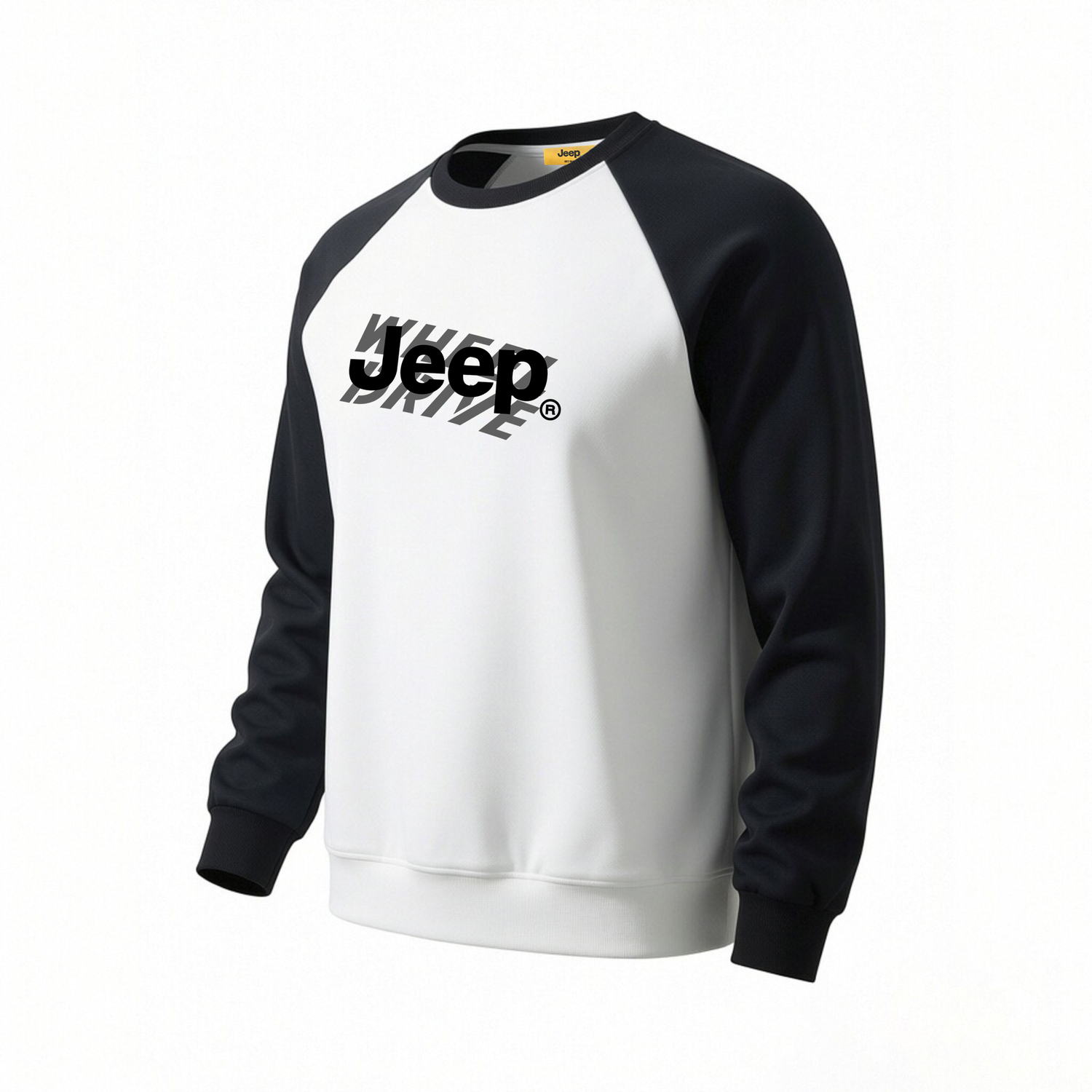 

Свитшот Unisex Crew Neck Moderate Heavyweight Jeep, pure черный