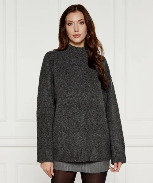 

Свитер из священной шерсти Oversize fit Samsøe Samsøe, серый