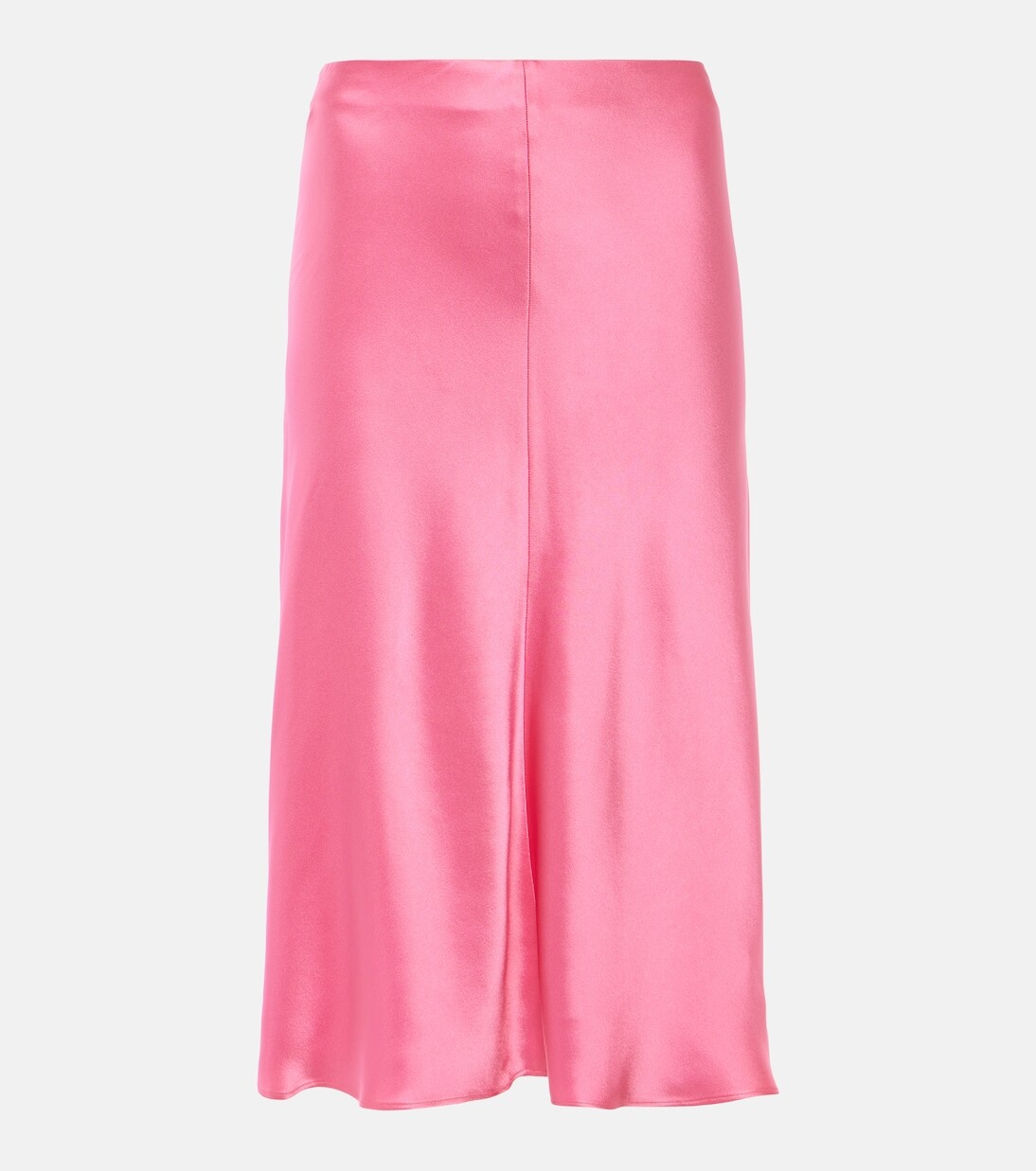

Атласная юбка миди Stella Mccartney, розовый