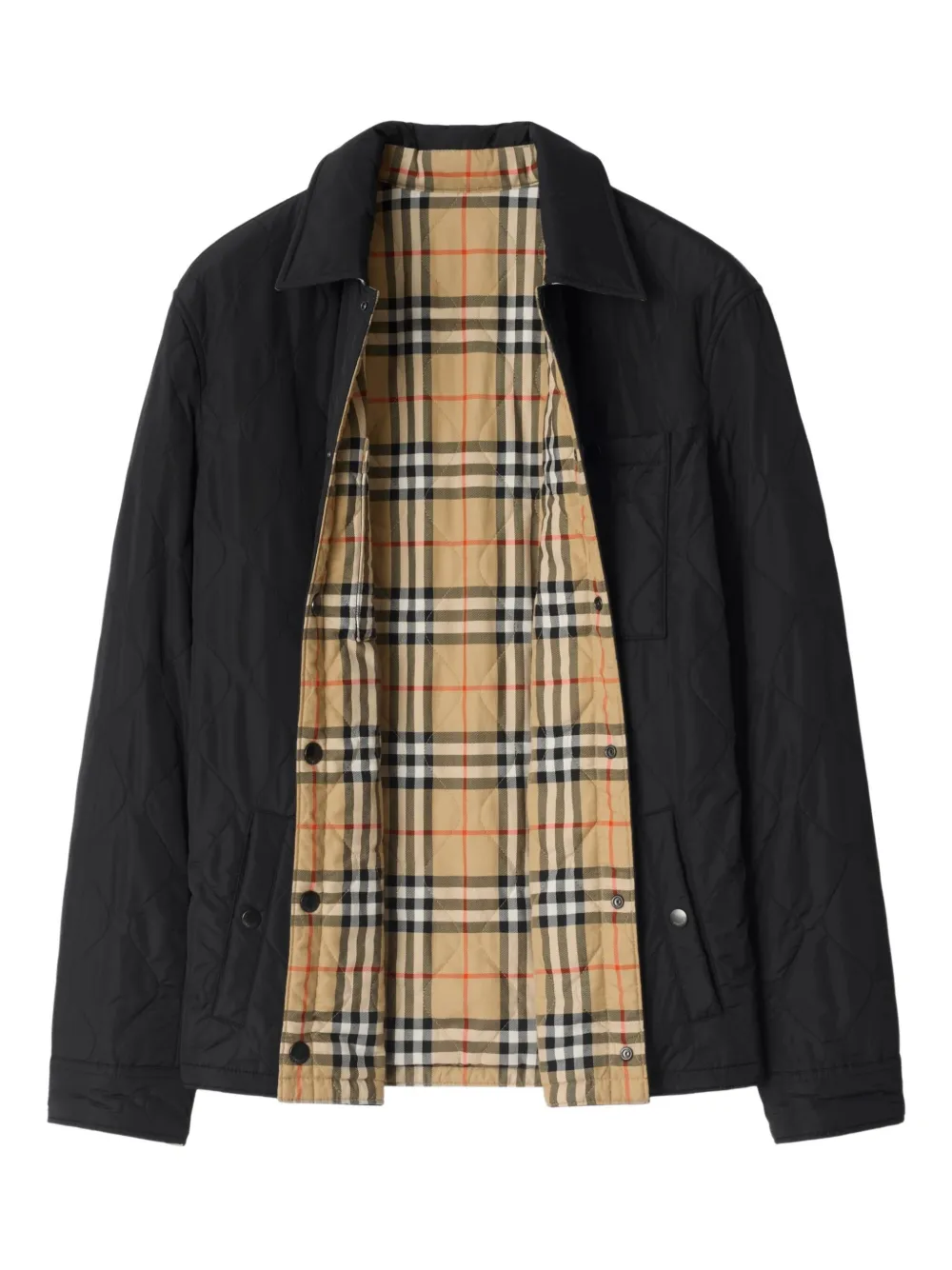 Куртка BURBERRY Двусторонняя, Черный — фото 2