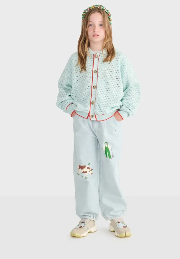 Ажурный кардиган Bobo Choses, Light Blue