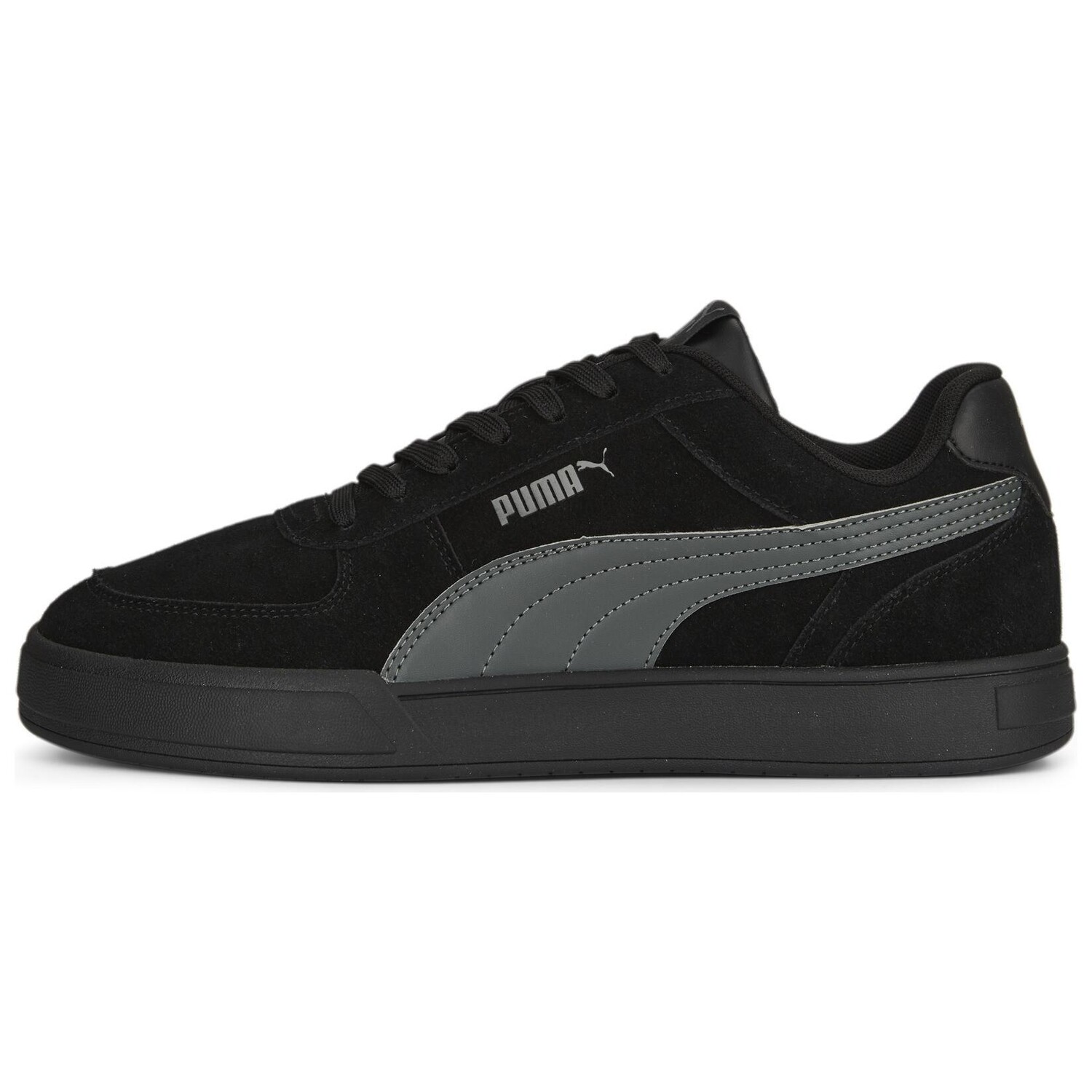 

Замшевые кеды для скейтборда унисекс с низким верхом, черный/серый Puma