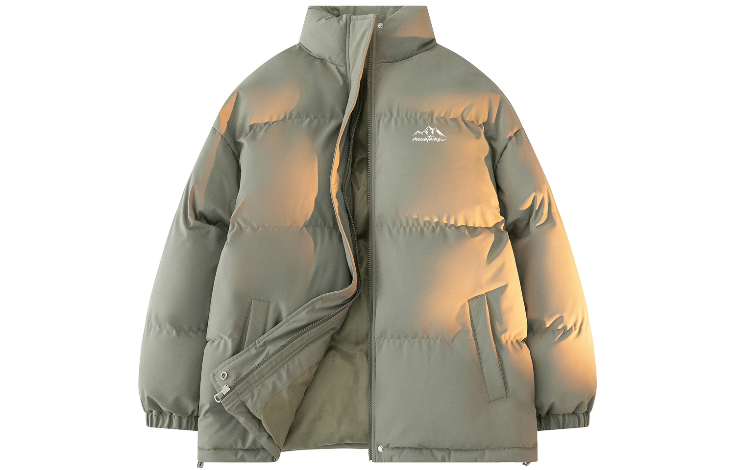 

WARRIOR Пуховик Huichao Star Cloud Collection унисекс, Gray Green