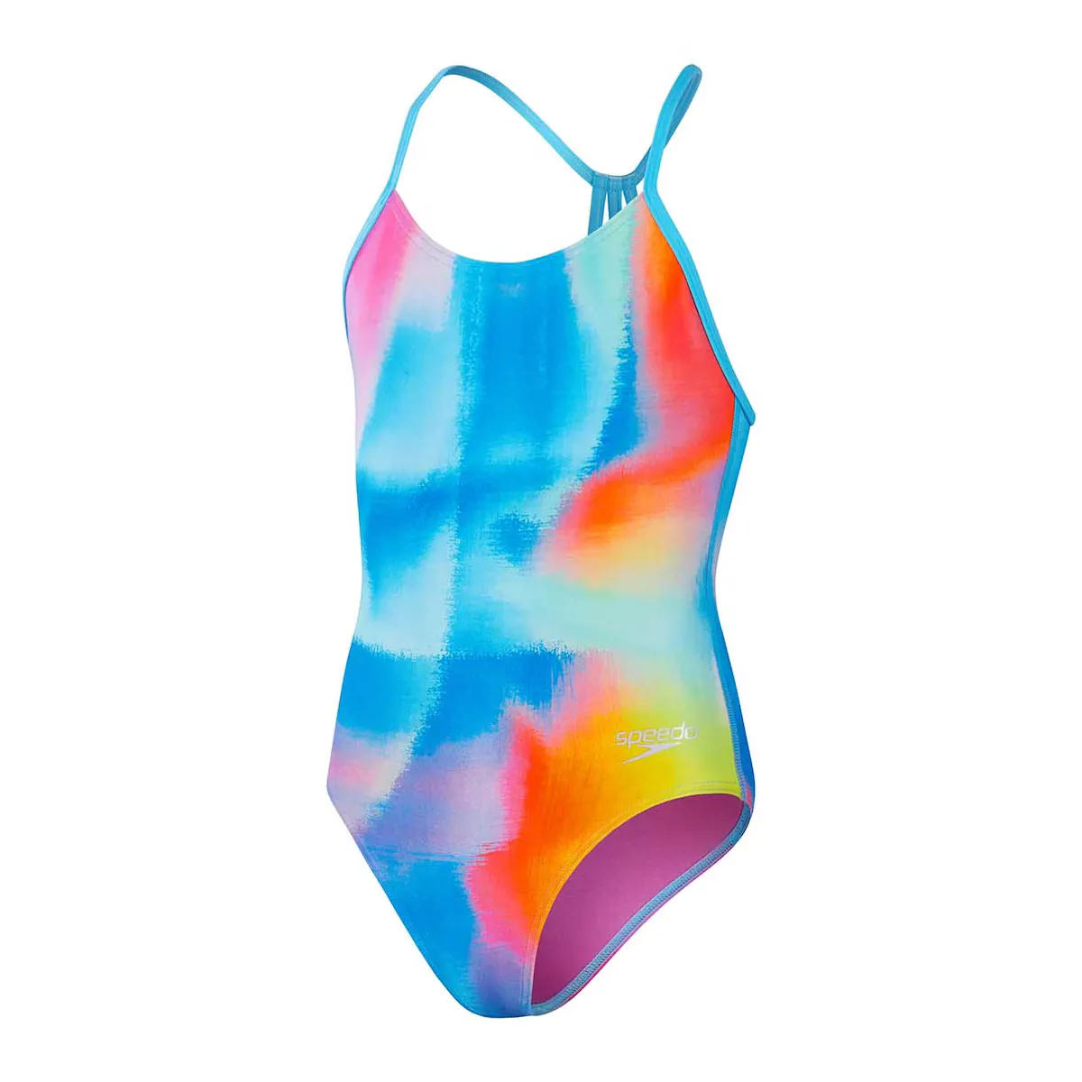 

Плавки-шорты Speedo Boys' Allover Lane Line Back, розовый