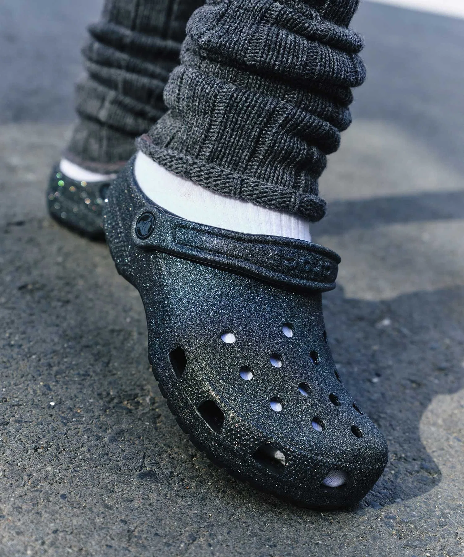 Кроксы Classic Glitter Clog унисекс — фото 2