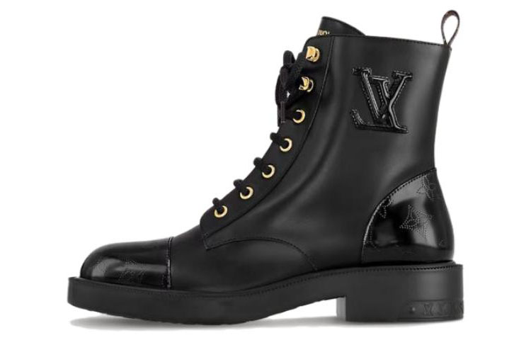 Женские черные короткие ботинки мартин Citizen LOUIS VUITTON — фото 2