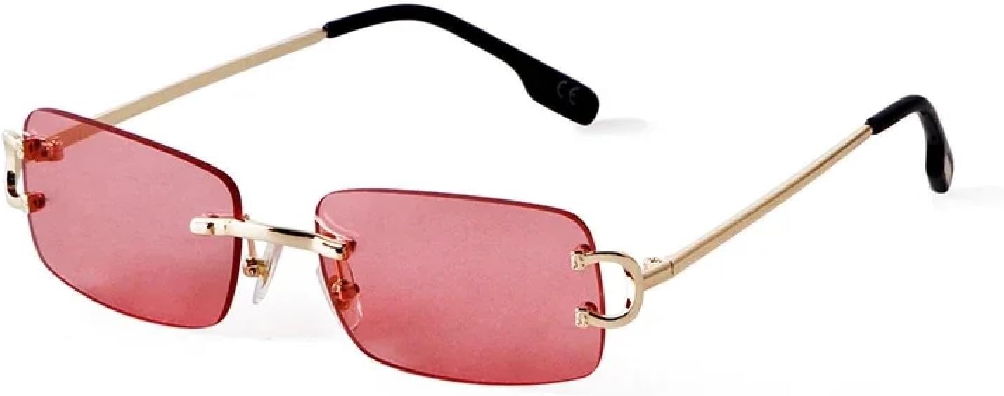 

Солнцезащитные очки с защитой от УФ-излучения UV400 | Без оправы, градиентные черные линзы, маленький размер | Для женщин и мужчин, для занятий спортом на открытом воздухе и вождения DSVIGF, 10